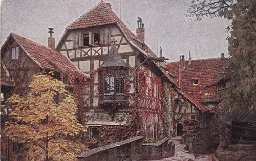 Postcard wartburg front - postcard,