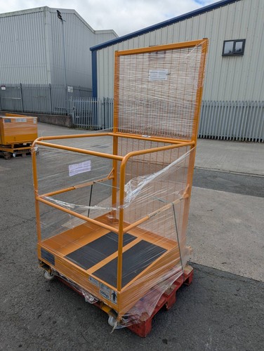 Forklift safety cage two - forklift,