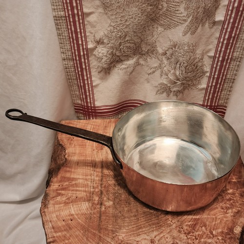 Antique french copper - antique, saucepan