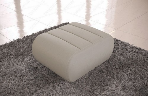 Stool leather footstool seat - stool,