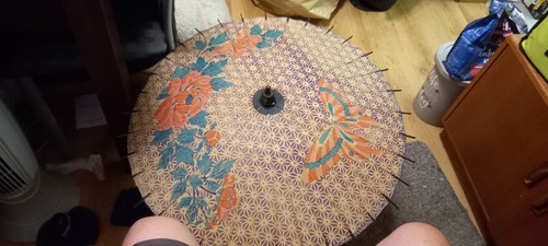 Vintage japanese umbrella - japanese,