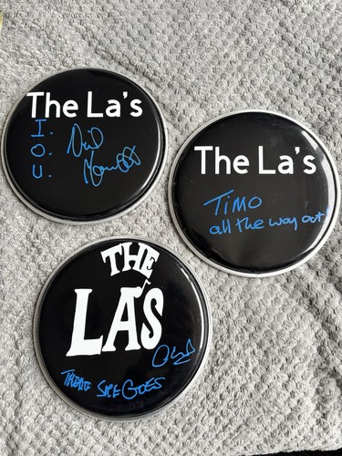 The signed drum - head, x3