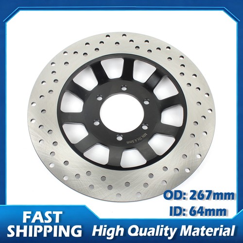 267mm round rear brake rotor - round,