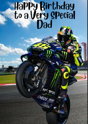 Moto motorbike birthday - gp,