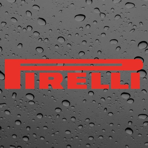 Pirelli pair stickers red - ,