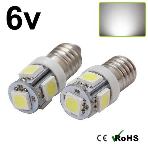 White e10 screw 5 - white,
