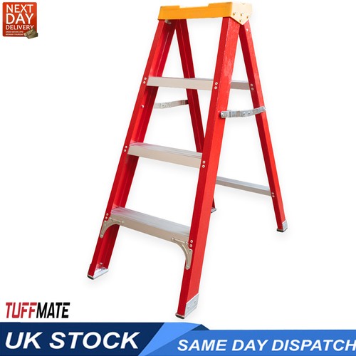 Fibreglass step ladder tread - fibreglass,
