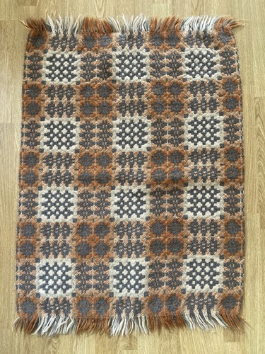 Vintage welsh blanket - vintage, small