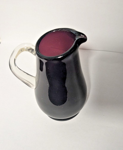 Vintage hand blown amethyst - vintage,