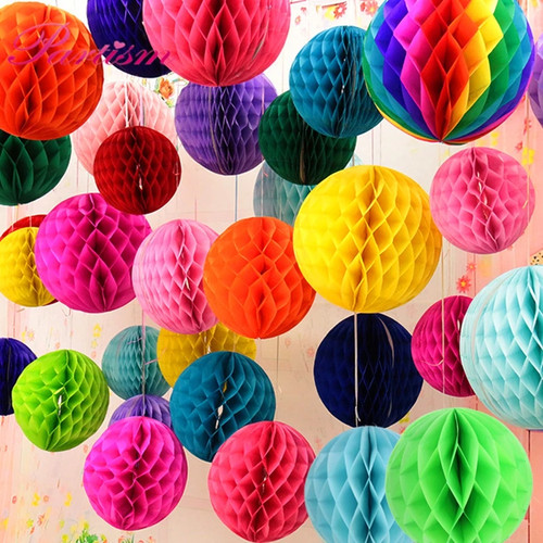 Pack honeycomb paper balls - 10,