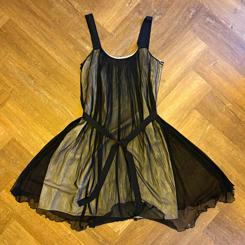 Reiss black fit flare silk - fit, &