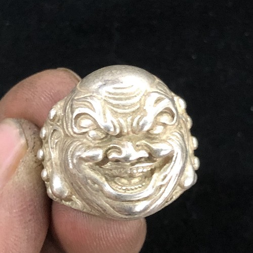 Men ring tibetan silver - tibetan,