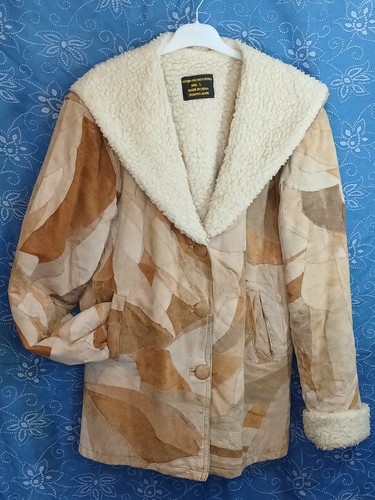 Vintage light brown suede - vintage,