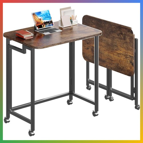 Folding computer desk rolling - desk,