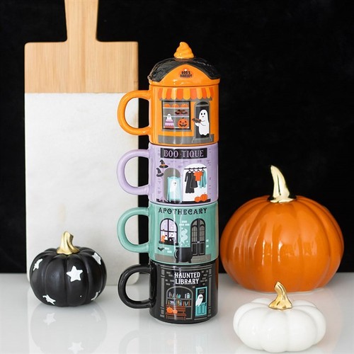 Spooky street ceramic stacking - street,