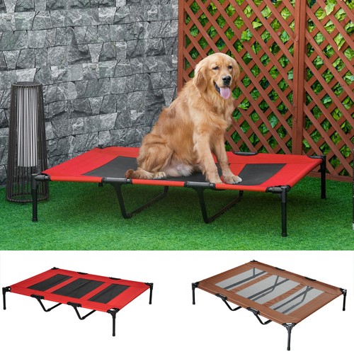 Cooling elevated dog bed - elevated,