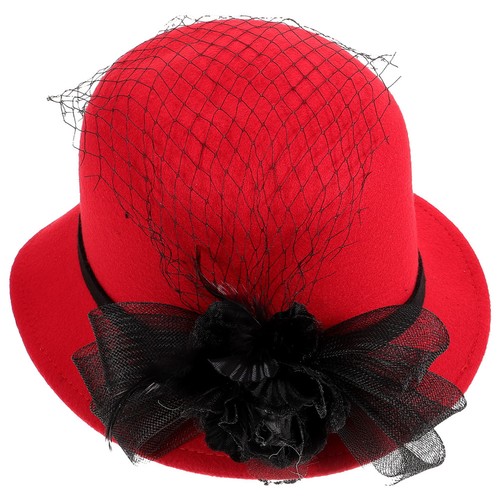 Women gauze church hat female - women,