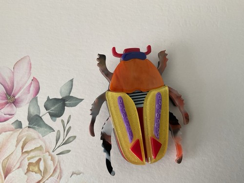 Fab scarab beetle acrylic - fab, scarab/beetle