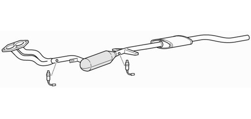 Front pipe catalytic - pipe,
