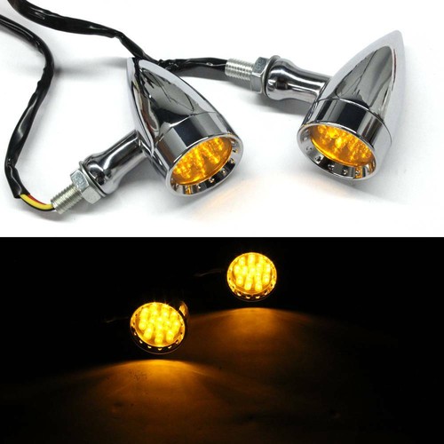 Chrome motorcycle led - chrome,