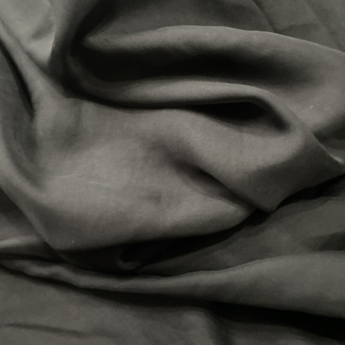 Metre jet black voile - metre, of