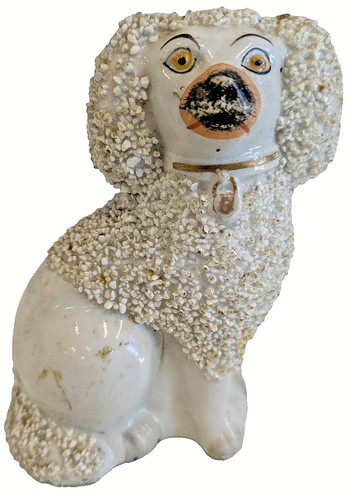 Victorian staffordshire poodle - victorian,