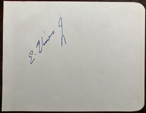 Ellsworth vines autograph - vines,, jr-autograph