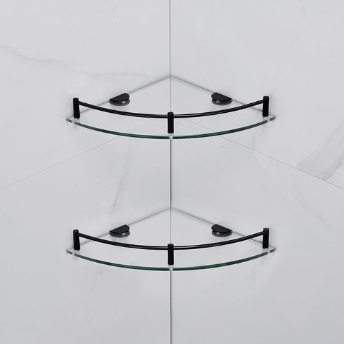 Glass shelf bathroom - shelf, floating
