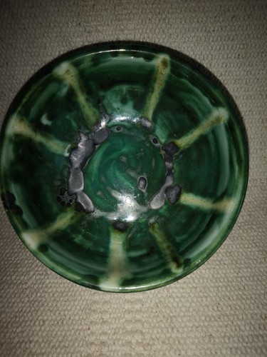 Mermaid pottery zennor green - mermaid,