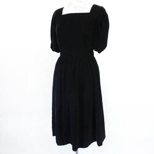 Kappi vintage black - black, velvet