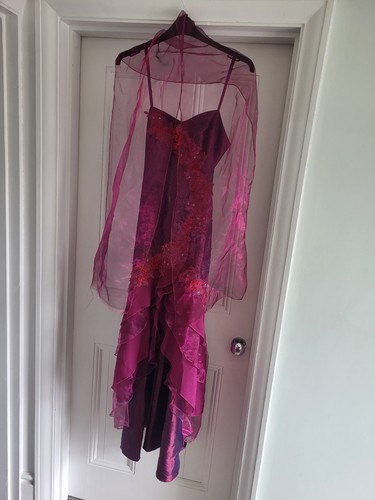 Striking magenta formal prom - striking,