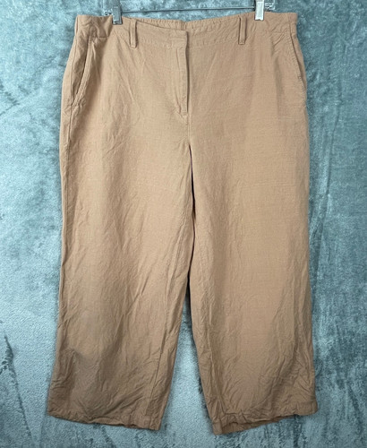 Jill linen blend pants - j,