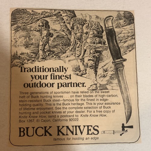 1982 buck knives vintage - 1982,
