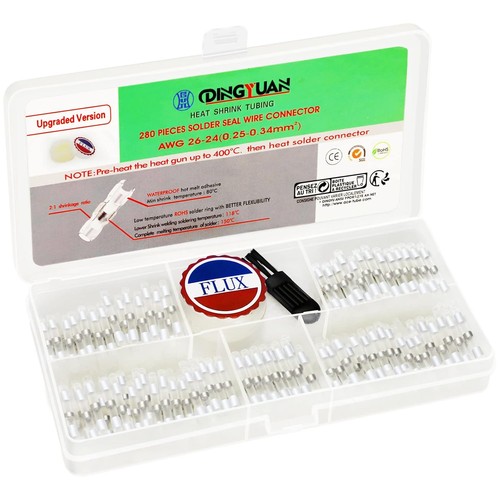280pcs heat shrink solder seal - heat,