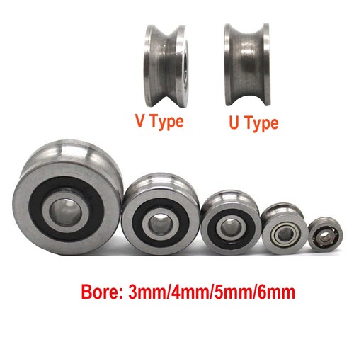 Metal pulley groove ball - pulley, u/v
