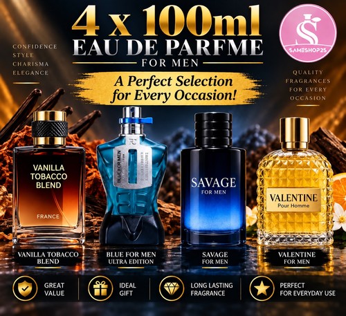 4x100ml fragrance couture eau - 4x100ml,
