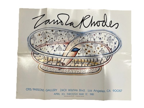 Vintage zandra rhodes art - zandra,