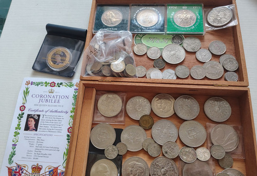 Job lot coin collection uk - lot,
