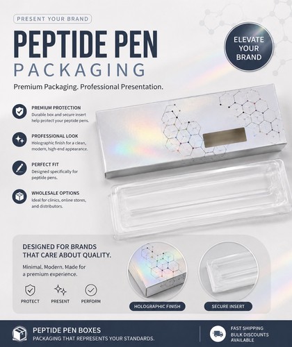 X10 empty peptide pen boxes - pen,