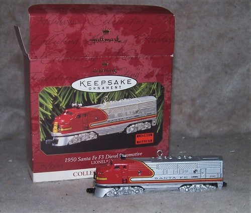 Santa diesel locomotive - f3,
