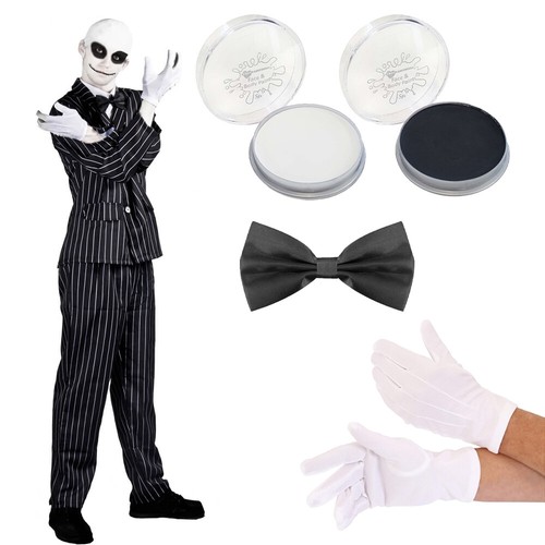 Mens pinstripe suit - mens, skeleton
