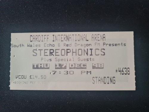 Used stereophonics ticket from - used,