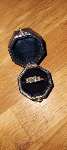 18ct gold princess cut - gold,