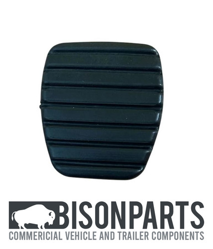Brake pedal pad rubber - rubber, fits