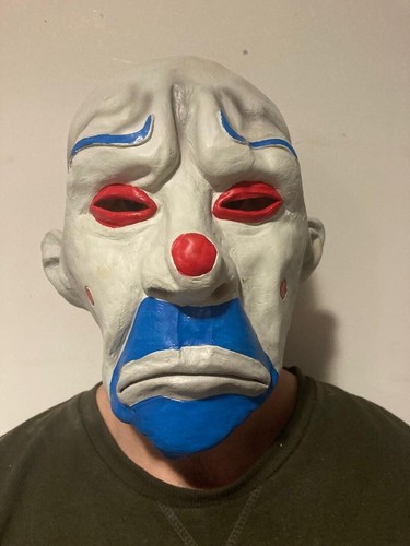 Joker bank robber latex mask - joker,