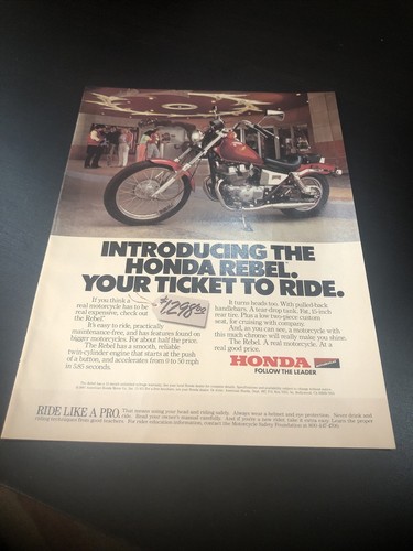 Original 1985 honda rebel - original,