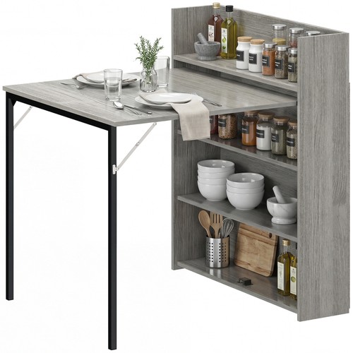 Homcom folding dining table - homcom,