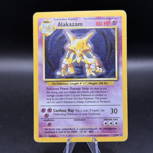 Alakazam 102 holo rare - alakazam, base