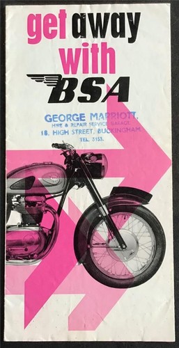 Bsa motorcycle range sales - motorcycle,
