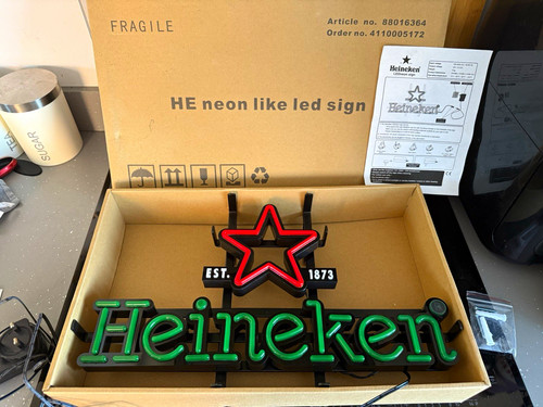 Heineken led neon - heineken,